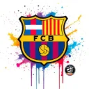 FC Barcelona tattoo design idea