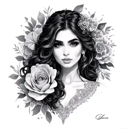 Laila Reign Anaïs Naomi tattoo design idea