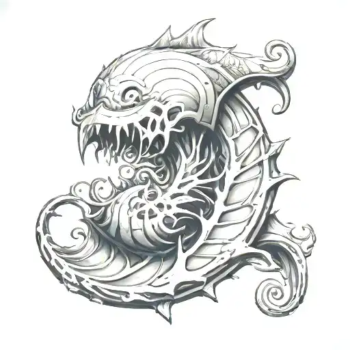 nautilus league of legends tattoo design idea
