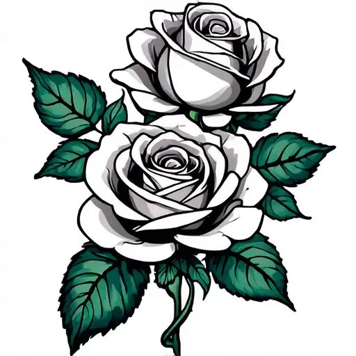 Bayahibe Rose tattoo tattoo design idea