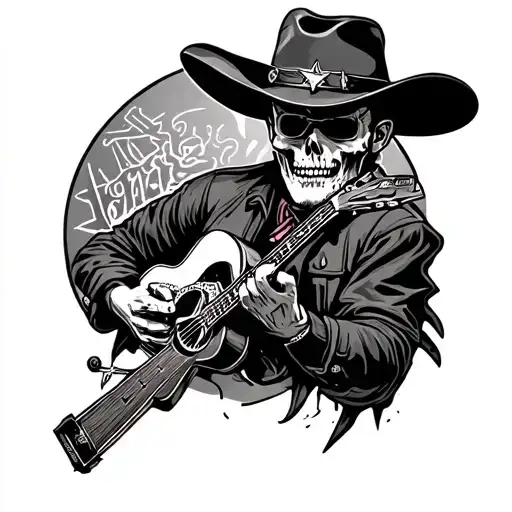 Cowboys From Hell tattoo design idea