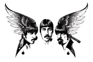 the Beatles  tattoo design idea