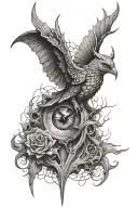 lucifer tear tattoo design idea