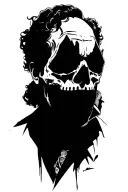 movie scenes as skeletons, Tombstone Doc Holliday, Goodfellas Tommy, Dark Knight Joker, Pulp Fiction Butch tattoo design idea