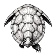 shellback turtle tattoo design idea
