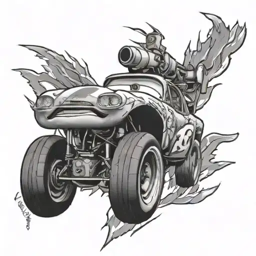 lightning McQueen tattoo design idea