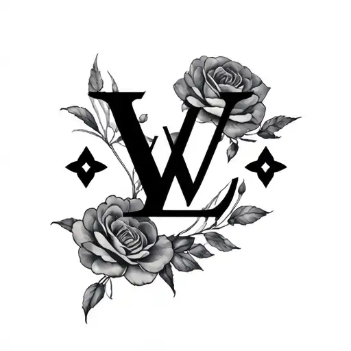 Louis Vuitton tattoo design idea