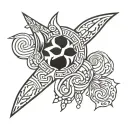 black clover tattoo design idea
