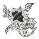 black clover tattoo design idea