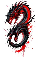 Mechanical Dragon clawing skin arm tattoo design idea