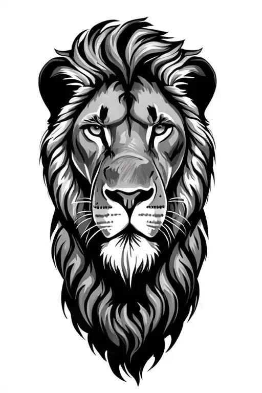 Lion aston villa tattoo design idea
