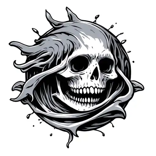 Slime tattoo design idea