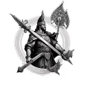 Saint Florian tattoo design idea