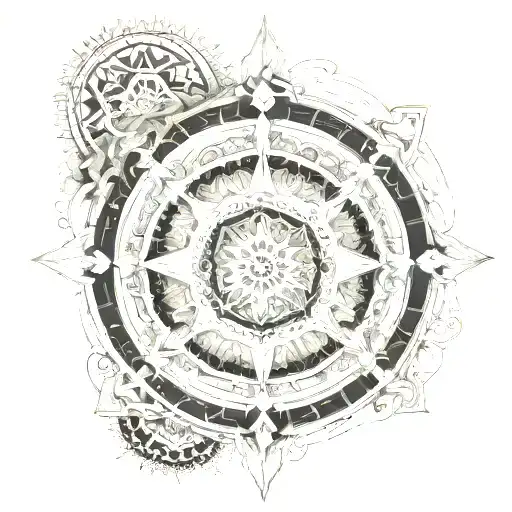Christian architecture incorporate mandala design incorporating elements tattoo design idea