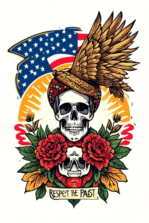 respect the past create tattoo design idea