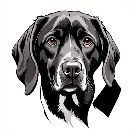 Bloodhound tattoo design idea