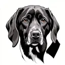 Bloodhound tattoo design idea