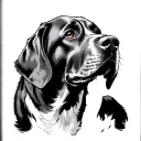 Bloodhound tattoo design idea