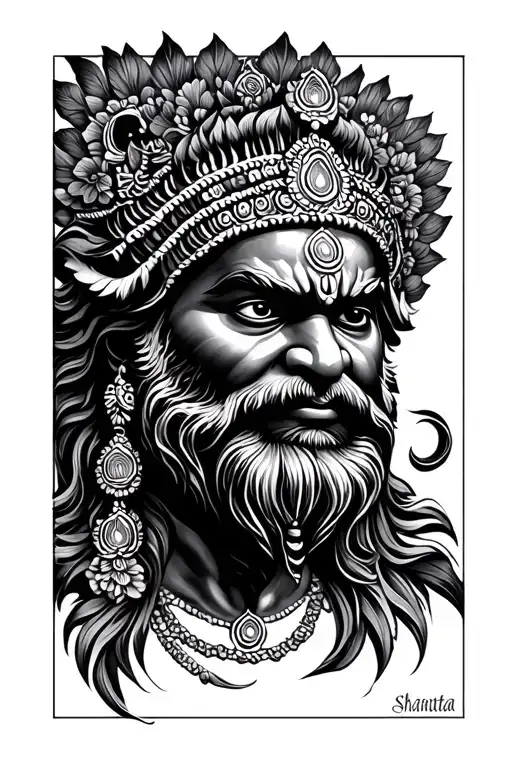 shantha narasimha swamy tattoo design idea