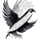 bible verses tattoo design idea
