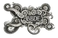 abide tattoo design idea