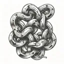 Chain, large links, tattoo design idea