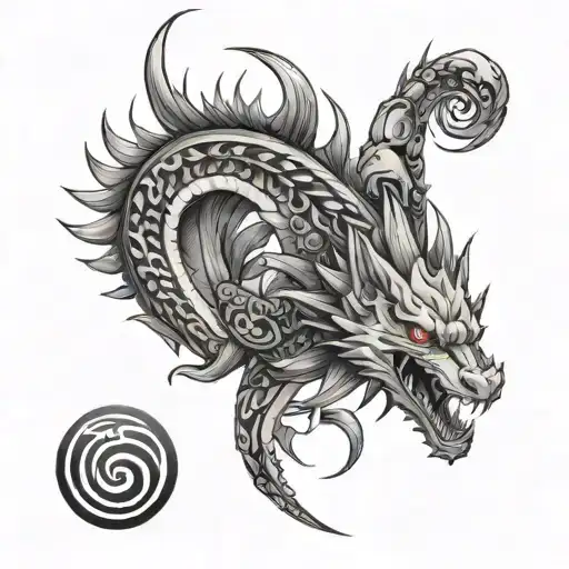 sausakes curse mark from naruto but for my upper thigh  tattoo design idea