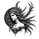 Hera Goddess tattoo design idea