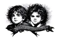 Neverland Lost Boys tattoo design idea