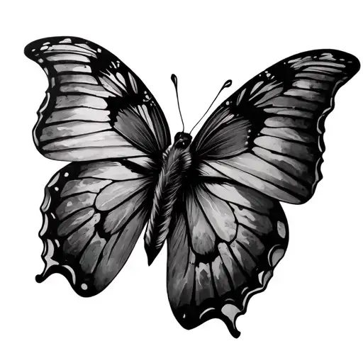 giraffe butterfly wolf tattoo design idea