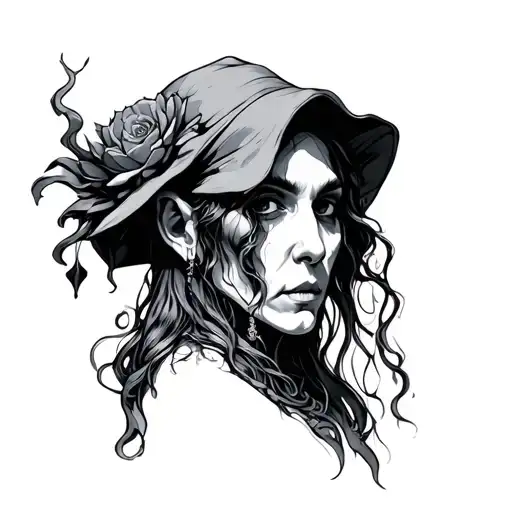 Crone tattoo design idea