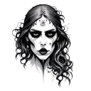 Crone tattoo design idea