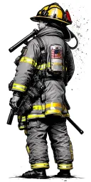 firefighter life stories life death tattoo design idea