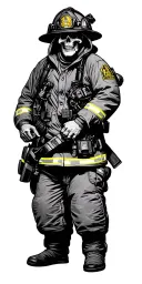 firefighter life stories life death tattoo design idea