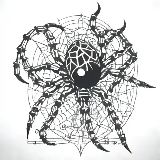 spider, hunter x hunter tattoo design idea
