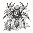 spider, hunter x hunter tattoo design idea