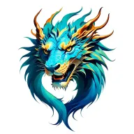 leo dragon tattoo design idea