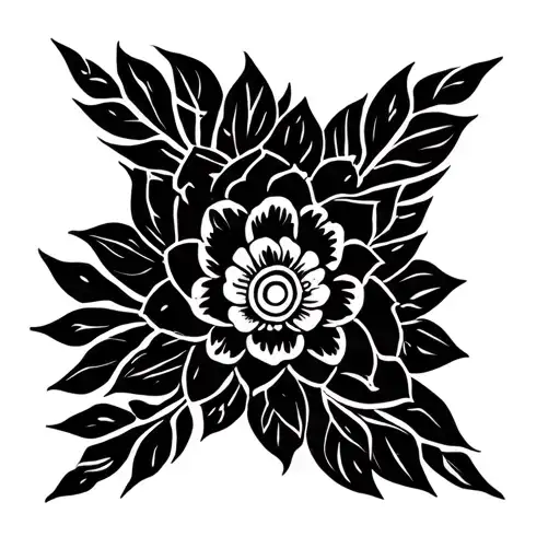 The design should be simple and clear, avoiding intricate details. It should incorporate an element of Balinese culture, tattoo design idea