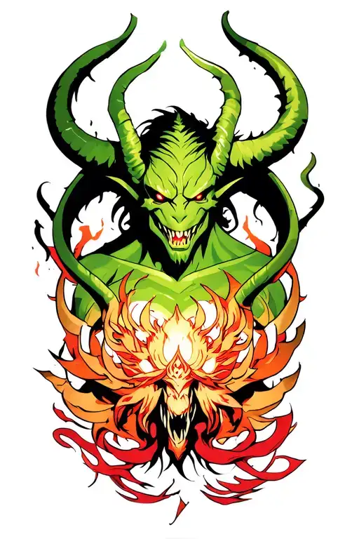 illidan from world of Warcraft tattoo design idea