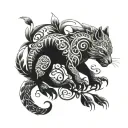 byakko tattoo design idea