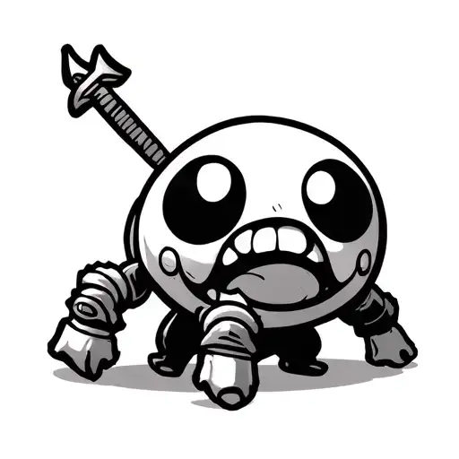 Binding Of Isaac tattoo design idea