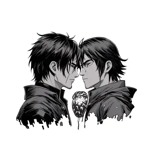 Levi and Hanji's farewell from Attack on Titan manga tattoo design idea