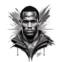 David Goggins tattoo design idea