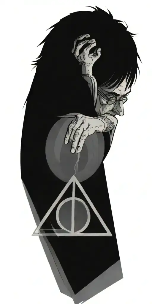 Harry Potter and the Deathly Hallows tattoo design idea