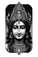 balaji namam with shanku and chakra symbols tattoo design idea