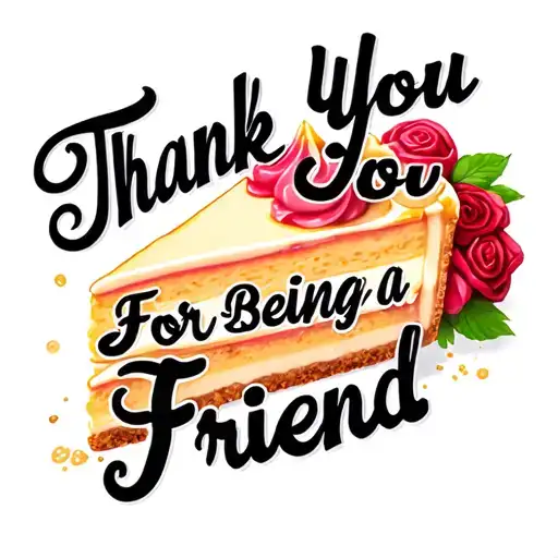 "Thank You For Being a Friend" Golden Girls cheesecake tribute tattoo tattoo design idea