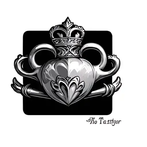 Claddagh tattoo design idea