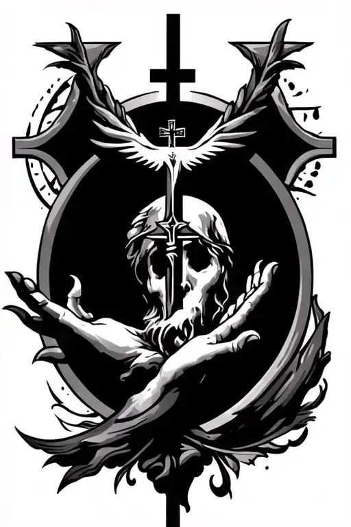 religious Christian tattoo design idea