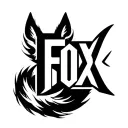 "Fox Box" "Fox Box" in the shape of a fox tail tattoo design idea