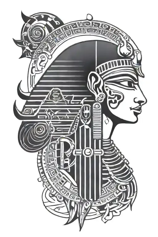 Egyptian Hieroglyphs tattoo design idea